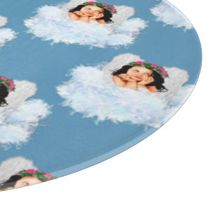 Angel in der Wolkendecke 3-12 in RUNDSCHNITTSTELLE Schneidebrett