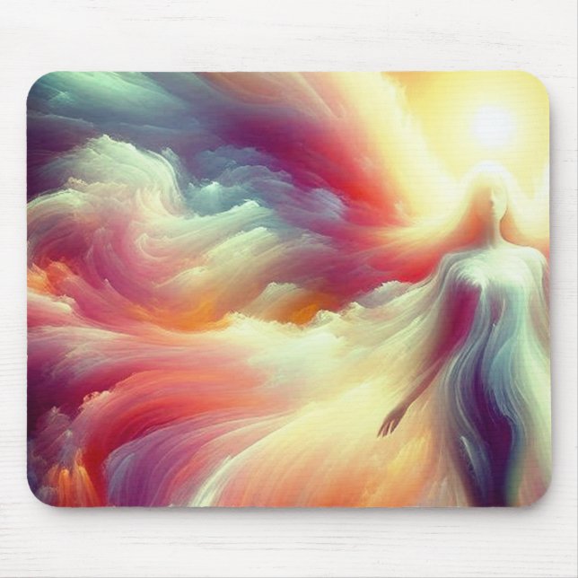 Angel In Disguise in the Clouds on a Desktop Mousepad (Vorne)