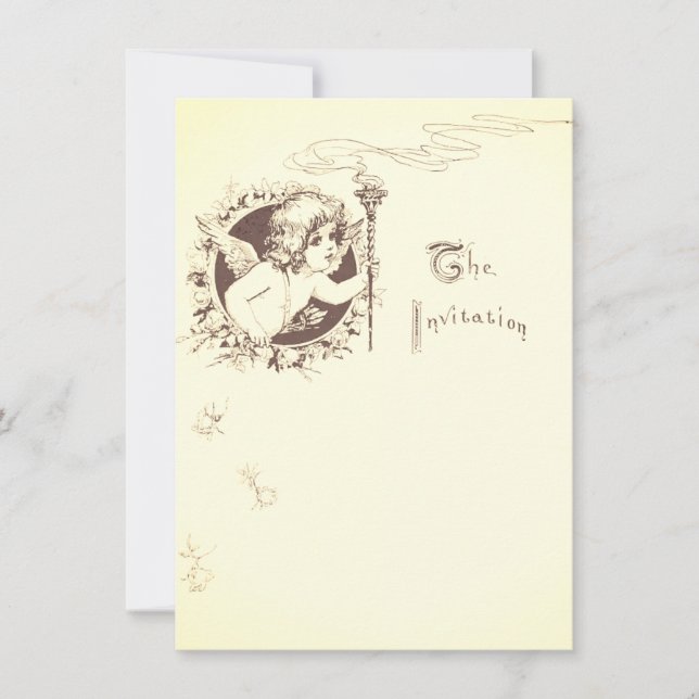 Angel Invitation Einladung (Vorderseite)