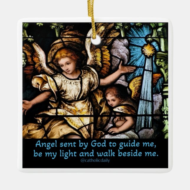 Angel Katholische Weihnachtsschmuck (Vorderseite)