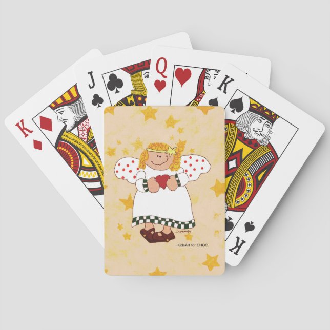 Angel - Kinder Kunst für CHOC Spielkarten (Rückseite)