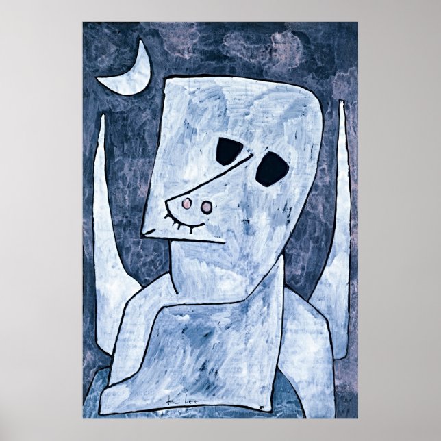 Angel Klägerin von Paul Klee - Retro Revival Poster (Vorne)
