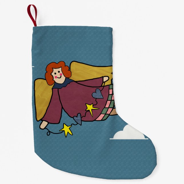 Angel Kleiner Weihnachtsstrumpf (Vorderseite)