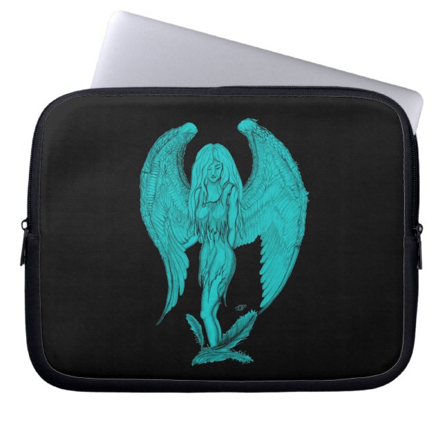 Angel Laptopschutzhülle (Vorderseite)