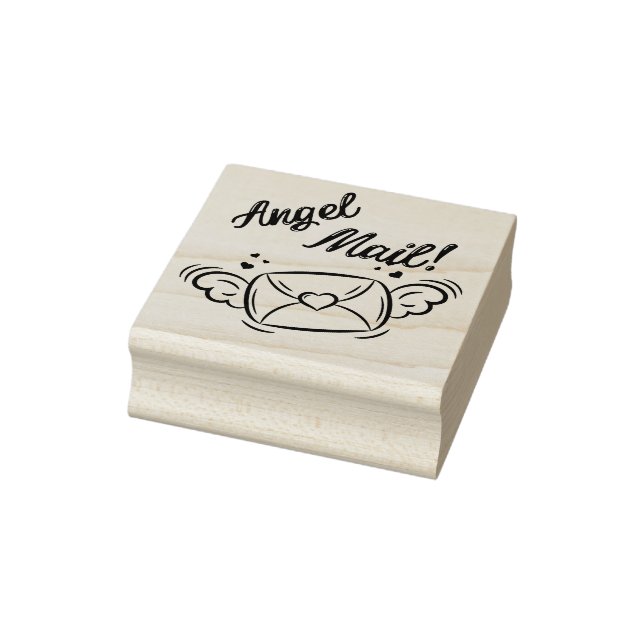 Angel Mail Rubber-Briefmarke Gummistempel (Stempel)
