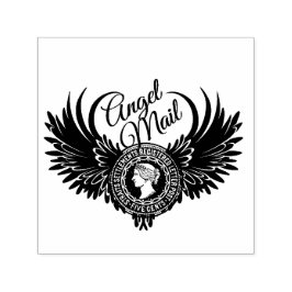Angel Mail Self Inking Kautschuk Briefmarke Permastempel