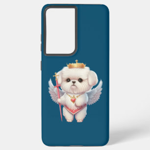 Angel Maltese Puppy, Maltes Hundeliebhaber und Bes Samsung Galaxy Hülle