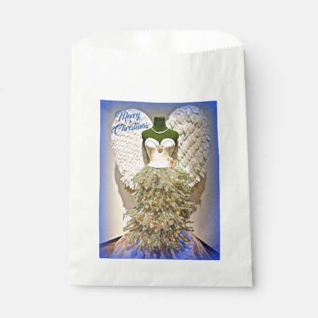 Angel Mannequin Kleid Form Weihnachtsbaum Geschenktütchen (Vorderseite)