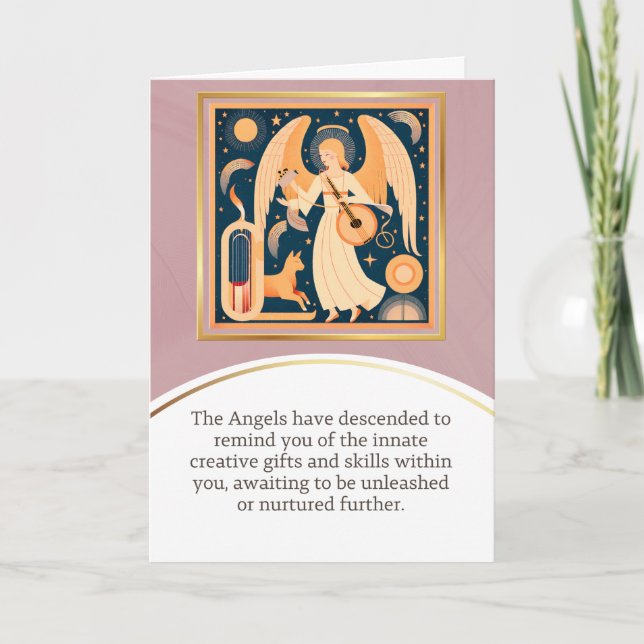 angel message egypt  happy birthday karte (Vorderseite)