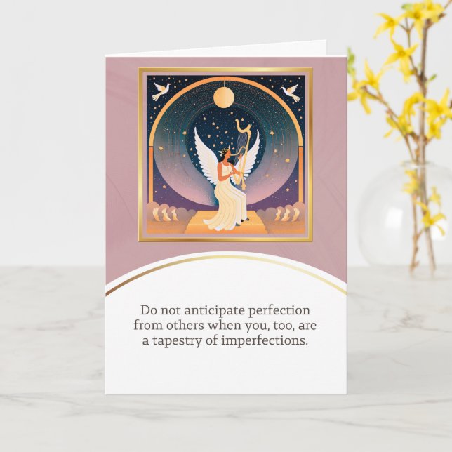 angel message egypt  happy birthday karte (Gelbe Blume)