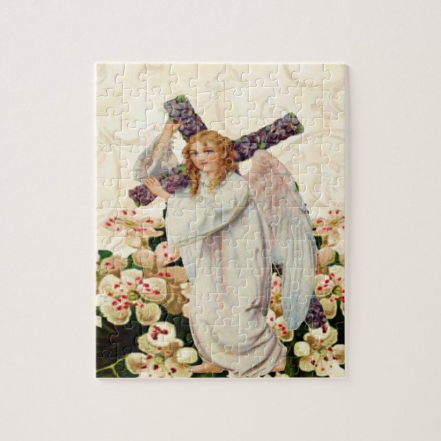 Angel mit einem Kreuz (Vertikal)