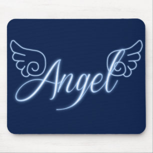 Angel mit Flügeln Mousepad