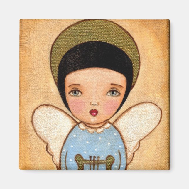 Angel mit Lira Magnet (Vorne)