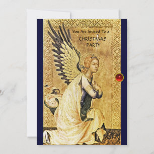 ANGEL MONOGRAM, Red Ruby Einladung