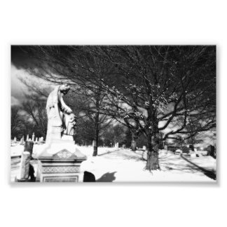 Angel Montres Sur Le Cimetière De L'Église Photo I