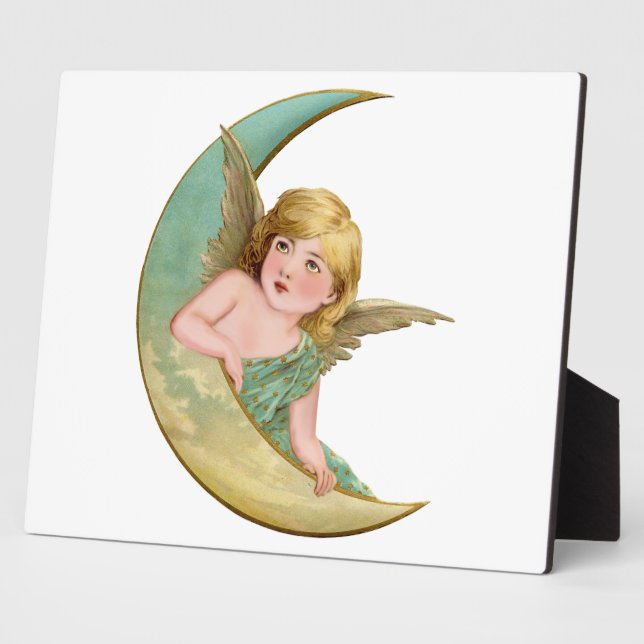 Angel Moon Painting Fotoplatte (Seite)