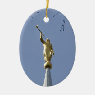 Angel Moroni Keramik Ornament