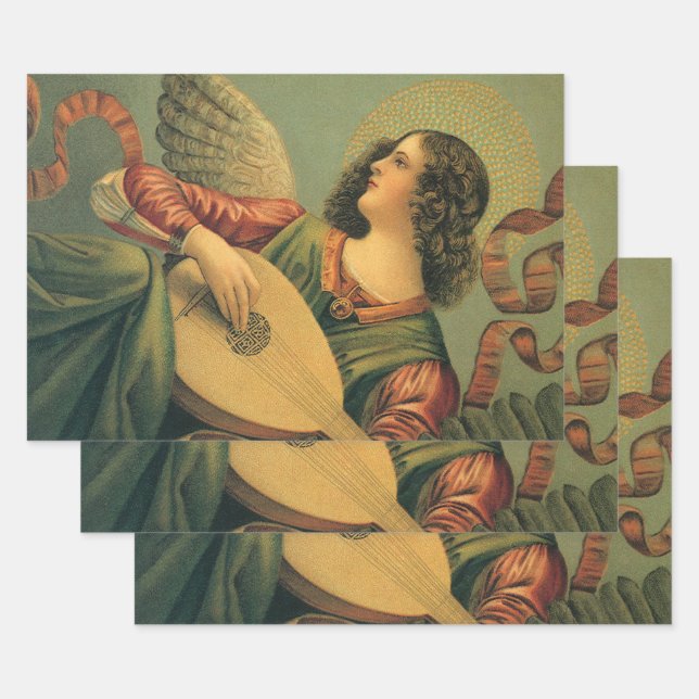 Angel Musician, Melozzo da Forli, Renaissance Art Geschenkpapier Set (Set)