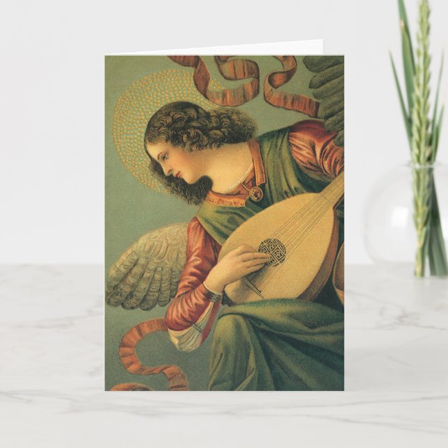 Angel Musician, Melozzo da Forli, Renaissance Art Karte (Vorderseite)