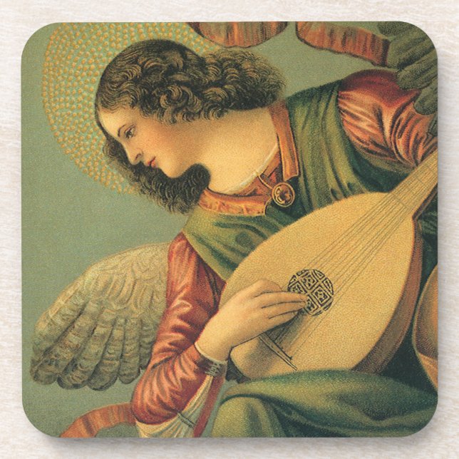Angel Musician, Melozzo da Forli, Renaissance Art Untersetzer (Vorderseite)