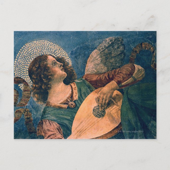 Angel Musician Postkarte (Vorderseite)