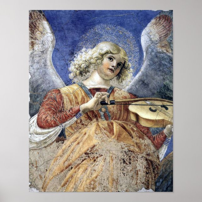 Angel Musician von Melozzo da Forli Poster (Vorne)
