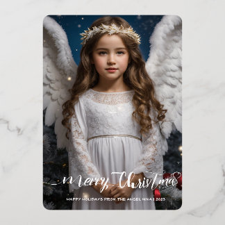 Angel Nina Wings Foto Frische Pasta machen Folien Feiertagskarte