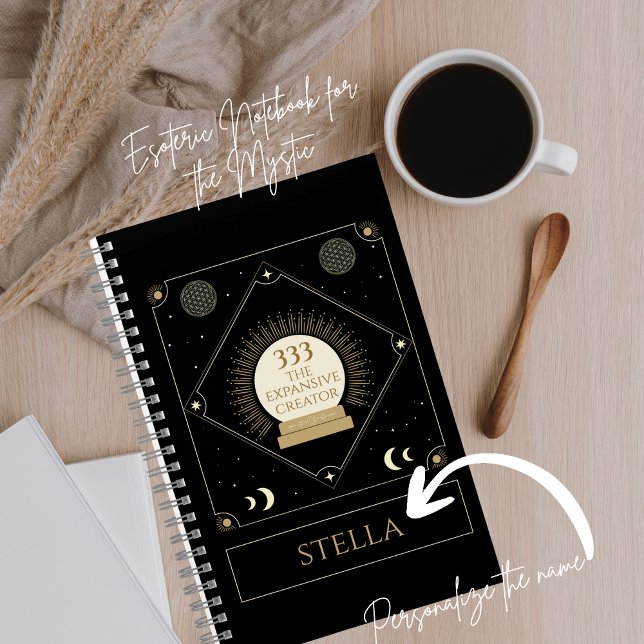 Angel Number 333 Spirituelles Notebook - Personali Notizbuch (Angel Number 333 The Expansive Creator Spiral Notebook for your Spiritual Office/School.)