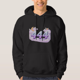 Angel Number 444 Hoodie – Simple Elegant Design