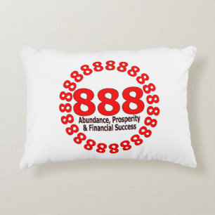 Angel Number 888 - Abundance & Harmony Dekokissen