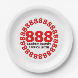 Angel Number 888 - Abundance & Luck Pappteller