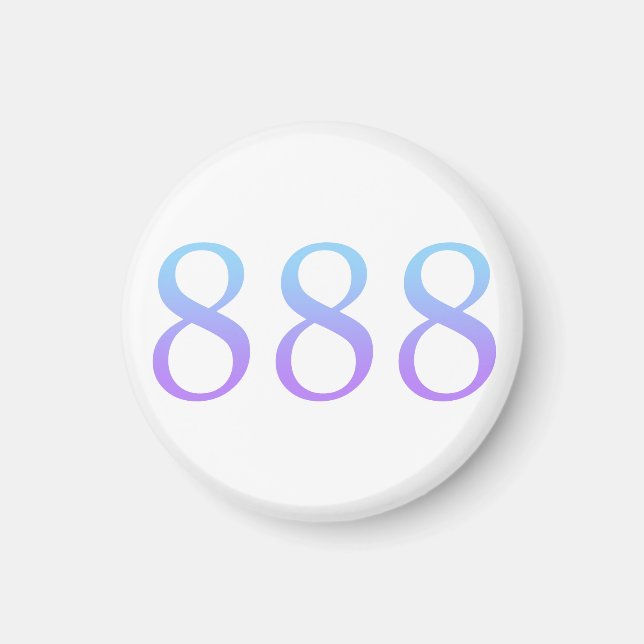 Angel Number 888 - Balance  Magnet (Vorne)