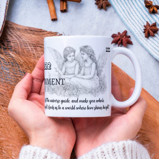 Angel Numéro 222 - Alignement - Mug Avec Citation