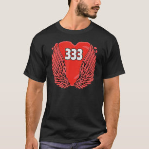 Angel Nummer 333 Heilige Geometrie spirituelle Awa T-Shirt