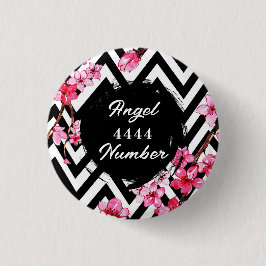 Angel Nummer "4444" Button
