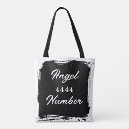 Angel Nummer "444" Doppelseitiger Totbeutel Tasche