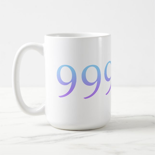 Angel Nummer 999 Kaffeetasse (Links)