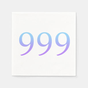 Angel Nummer 999 Serviette