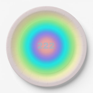 Angel Nummern 222 - Balance & Harmonie Pappteller