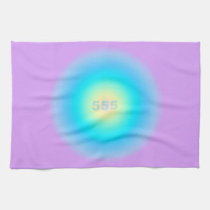 Angel Nummern 555 - Neuanfang Geschirrtuch