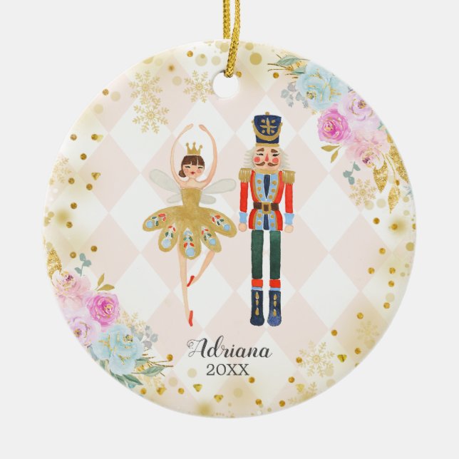 Angel Nutcracker und Toy Soldier Ornament Girl (Vorne)