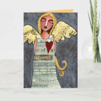 Angel of Courage - Grußkarte Karte