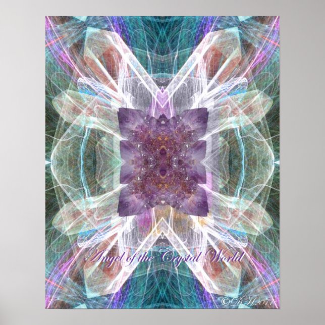 Angel of the Crystal World Poster (Vorne)
