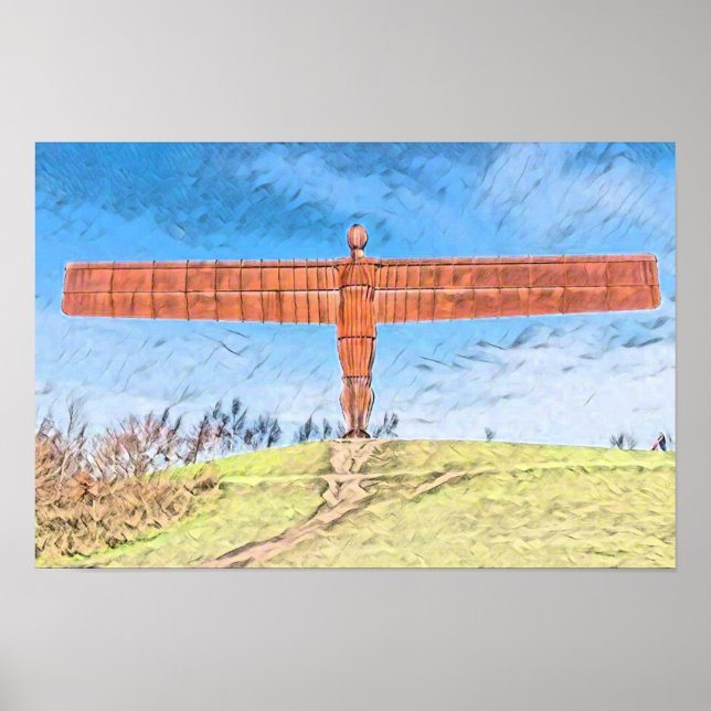 Angel of the North, Gateshead, England Poster (Vorne)