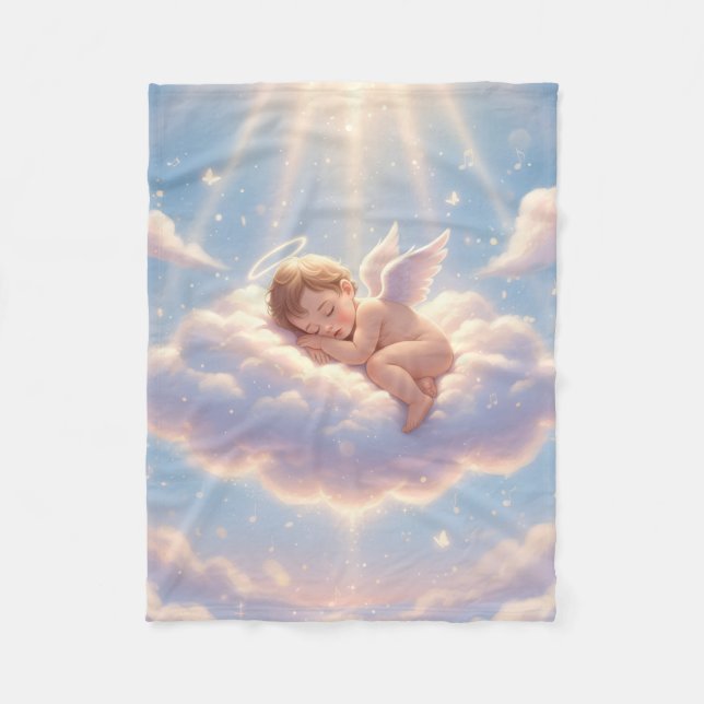 Angel on a cloud - Sweet  dreams Fleecedecke (Vorderseite)