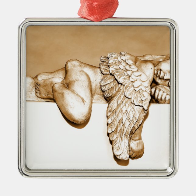 Angel Ornament Aus Metall (Vorne)