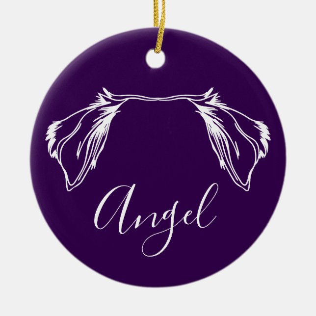 Angel Ornament (Paw Prints) (Vorne)
