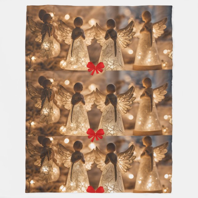 Angel Ornamental Fleece Blanket (Vorderseite)