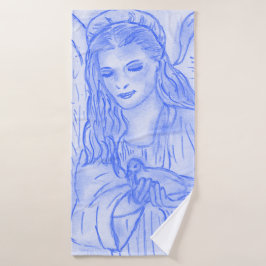 Angel pacifique en bleu clair