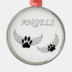Angel Pads Silbernes Ornament